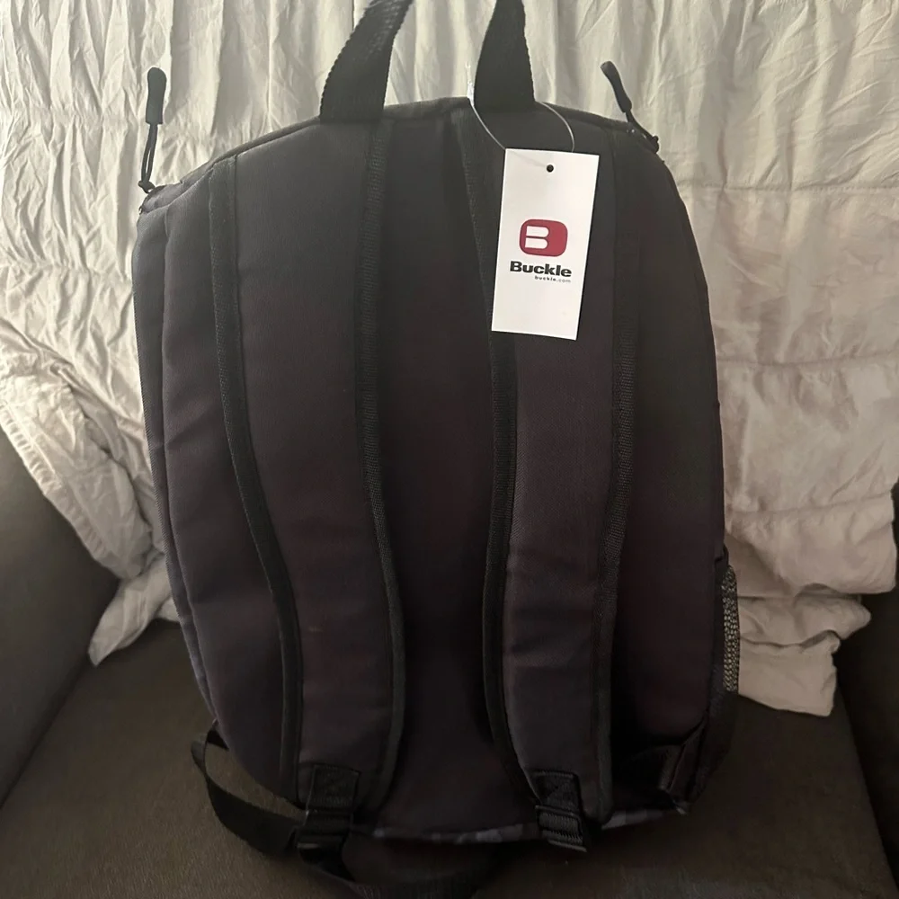 American Fighter Black and Gray Backpack with Striking Design